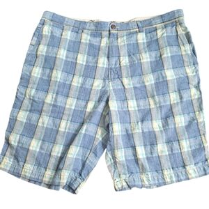 Tommy Bahama Blue and Yellow Plaid Shorts